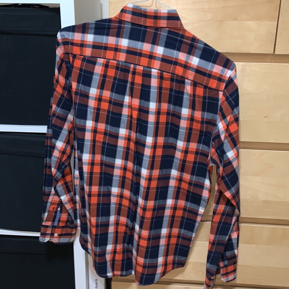 Men’s American Eagle 🦅 (USED) Long Sleeve Plaid Button Down Shirt - Sized S - Picture 4 of 4